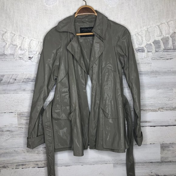 All Saints Spitalfields rain trench coat - Picture 6 of 7